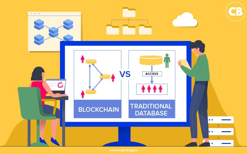 Difference between Blockchain and Database
