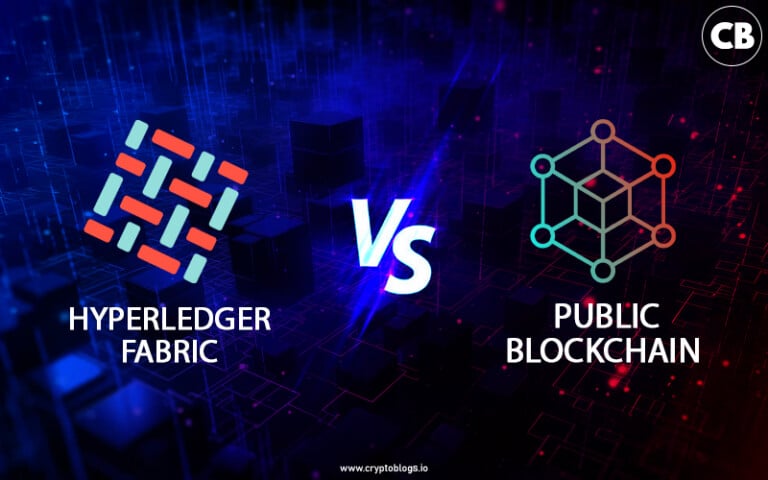 Comparison of blockchain vs Hyperledger technology in distributed ledger systems.
