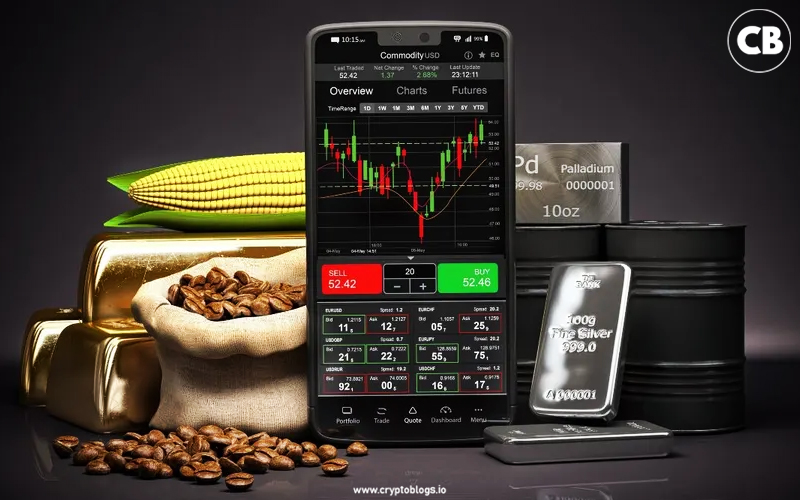 Image showing the list of Tokenized Commodities