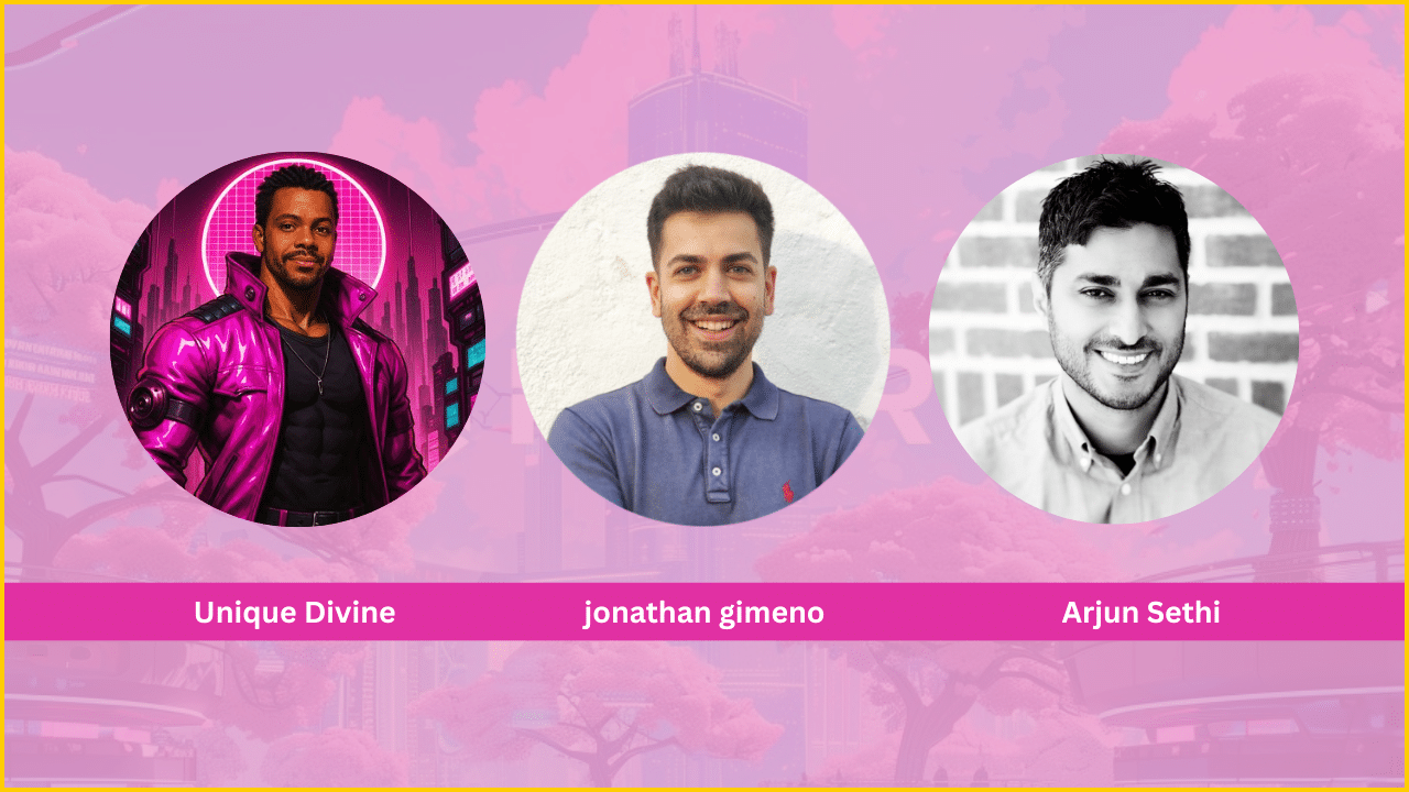 Founders of Nibiru Chain Unique Divine, Jonathan gimeno and Arjun Sethi